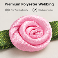 Petite Rosette en Tissu Faite Main pour Ornement de Robe, Décoration de Chaussettes, Pince à Cheveux, Décoration de Chaussures, Emballage Cadeau, Couleur Personnalisée