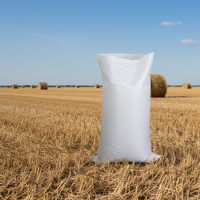 Sacs en polypropylène durables de 50 lb avec impression offset pour l'emballage de pommes de terre, maïs, riz, farine, engrais et aliments pour animaux