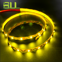 Bande lumineuse pliable jaune citron LED 2835 60Leds lumière led flexible pour la décoration de lettres publicitaires