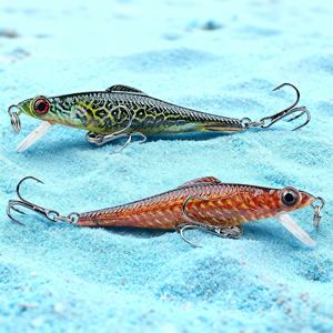 Nuevo Señuelo de Pesca ABS Minnow, Lanzamiento Largo, 6.9cm/5G, Impresión Térmica UV Resistente, Pintura Anti-Caída - Product Image 1