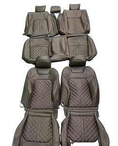 Funda de Asiento de Coche de Cuero Nappa Verde Oscuro Personalizada para <span class=keywords><strong>Audi</strong></span> A6L - Product Image 1