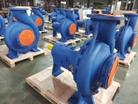 Pompe à eau centrifuge haute pression de 10 pouces et 12 pouces avec une hauteur de refoulement de 60 m, capacité de 1000 m3/h, pompe à grand débit à entraînement moteur