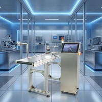 Système d'inspection de vision haute vitesse BMG pour la détection automatique des codes-barres et QR codes sur emballages, avec rejet automatique pour boîtes et sacs alimentaires, garantie 1 an