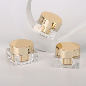 Frascos vacíos personalizados privados para Uv Gel Builder 5g Frasco cuadrado de esmalte de uñas acrílico con tapa de plástico Mini tarro de crema cosmética Proveedor - Product Image 6