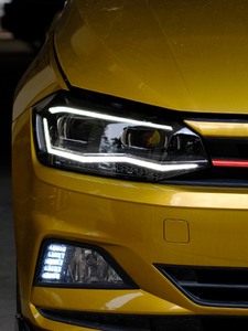 2019-2024 <span class=keywords><strong>VW</strong></span> <span class=keywords><strong>Polo</strong></span> <span class=keywords><strong>LED</strong></span> tự động đèn pha lắp ráp máy chiếu 100W mới xe phía trước đèn 6000K màu đôi ống kính bắt đầu hoạt hình - Product Image 4