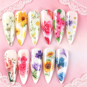 10 Rollos de Papel de Transferencia para Decoración de <span class=keywords><strong>Uñas</strong></span> con Diseños Florales de Verano, <span class=keywords><strong>Girasol</strong></span>, Rosa, Margarita, Estrellas, Adhesivos para <span class=keywords><strong>Uñas</strong></span>, Decoración de <span class=keywords><strong>Uñas</strong></span> DIY - Product Image 6