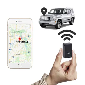Minirastreador gps magnético para coche, mapa de Google oculto, tamaño pequeño, portátil, carga inalámbrica, en tiempo real, gf-07