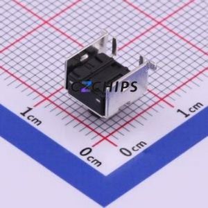 TS-1045-A5B3-D2 Tactile Switch SMD Switch Single Pole Single Throw Round Button 2.5N Horizontal Mount - Product Image 2
