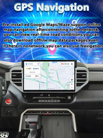 Écran autoradio Android 14,6 pouces pour Toyota Tundra Sequoia 2020 - 2024 Navigation GPS automatique CarPlay sans fil Unité principale Moniteur