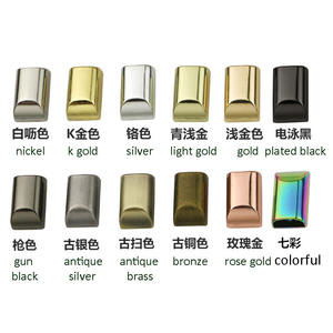 RW 9mm Bagages Quincaillerie <span class=keywords><strong>Sac</strong></span> Accessoire Métal Fermeture Éclair Bouchon Décoratif Fin Clip Boucle Corde <span class=keywords><strong>Sac</strong></span> À <span class=keywords><strong>Dos</strong></span> Sangle Zip Queue Fermoir - Product Image 2