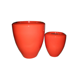 Macetas de Fibra de Vidrio al por Mayor, 2 Piezas, Ecológicas, Duraderas, Ligeras, Diseño Moderno, para Interiores y Exteriores, Hogar y Jardín - Product Image 1