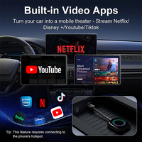 Caja de Streaming de Video para Automóviles Carplay AI Box Ai+box+carplay+adaptador para Ford Ranger 2019 y Byd Seal con Carplay Multimedia