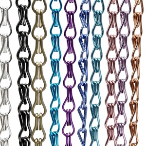 Catena Decorativa <span class=keywords><strong>a</strong></span> Doppio Gancio in <span class=keywords><strong>Rete</strong></span> <span class=keywords><strong>Metallica</strong></span> per Decorazione d'Interni e Facciate Continue - Product Image 1