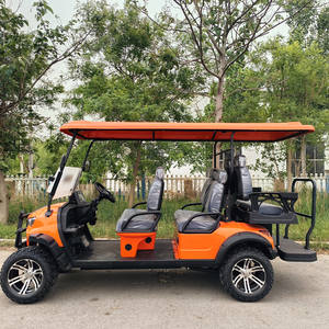 Meilleure vente Voiturette de golf électrique HKBG 6 places de couleur personnalisée - Product Image 3