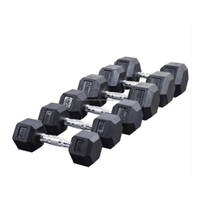 Alter Fitness Ensemble de plaques d'haltères 50kg Équipement de gymnastique à domicile avec haltères pour l'exercice