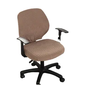 Funda elástica para silla de Gaming, cubierta Universal para asiento de ordenador, con reposabrazos giratorio, antisuciedad, extraíble, lavable