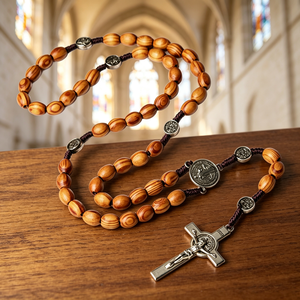 La Milagrosa en Caja de Acero Inoxidable, Joyería de la Virgen María, Acero al por Mayor para Recuerdo de Lujo, Hermosos Rosarios Católicos - Product Image 2