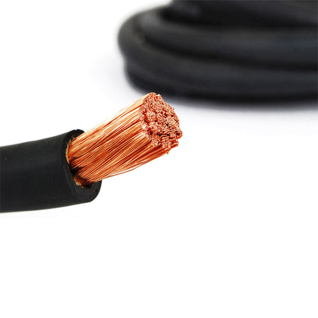 Flexible PVC Welding Cable 50mm Fine Stranded Copper Conductor IP68 Rated for Building Use Electrode Holders/Machines