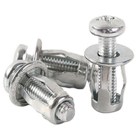 Steel Drop-In Anchor Petal Expansion Rivets with Hollow Gecko Screws and Fixed Buckle DIN Standard