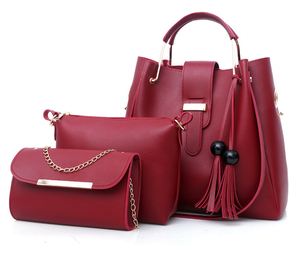 4 pièces/ensemble de sac à bandoulière grande capacité pour femmes sac à main pour femmes sac fourre-tout pour femmes sac à main à la mode vente en gros - Product Image 2