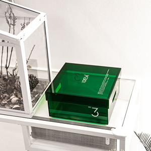 Acryl-Speicherbox mit Deckeln, mehrzweckbox quadratisch stapelbar für Büro, Zuhause, würfelbehälter für Schmuck, Staples, Spielzeug - Product Image 3