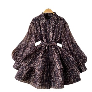 Vestido de Verano de Alta Gama con Mangas Farol <span class=keywords><strong>para</strong></span> <span class=keywords><strong>Mujer</strong></span>, con Diseño de Lazos y Cintura Ajustada, <span class=keywords><strong>Elegante</strong></span> Vestido Estilo <span class=keywords><strong>Pastel</strong></span> - Product Image 5