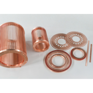 <b>Copper</b> Rotor Assemblies Short Circuit Rings and Rotor Bar Components High Conductivity Precision Engineered Parts for Induction - Product Image 3