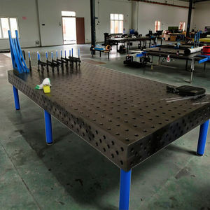 Panel de superficie de soldadura multiorificio Mesa de soldadura 3D con abrazaderas, D16 D22 D28 Listo con alta precisión y buena calidad - Product Image 1