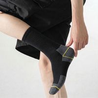 Chaussettes de travail en coton robustes pour hommes, épaisses et rembourrées, idéales pour les bottes de travail et l'entraînement
