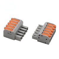 Connecteur de fil miniature rapide, bloc de bornes à connexion rapide pour PCB avec connexion mâle-femelle, blocs de bornes à fil fixe