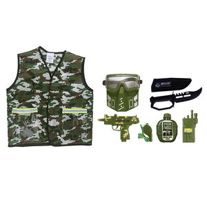 Cosplay di vendita calda gioco finto gilet della polizia esercito Costume giocattolo per bambini - Product Image 4