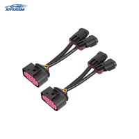 Umrüst-Kabelsatz Quad-Gehäuse für Dodge Ram Truck 2009-2018 Projektor-Scheinwerfer Umrüst-Kabelsatz-Adapter 2 Stück