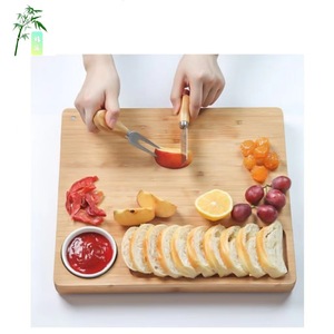 Bamboo <b>Cheese</b> Board <b>Set</b> With <b>Knives</b> And Forks 12 In 1 Serving Tray For Snacks Fruits And <b>Cheese</b> - Product Image 3
