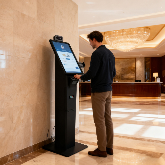 Customizable Logo Self-Service Hotel Check-In Food Ordering Kiosk with SDK Payment Machine for Self-Check Out Printing