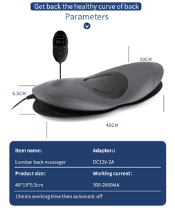 Nuevo Masajeador de Espalda <span class=keywords><strong>2026</strong></span>, Cojín de Masaje Lumbar, Instrumento Inteligente Multifuncional para Masaje Corporal Completo - Product Image 2