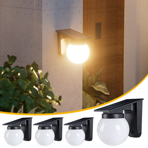 Lampe solaire murale extérieure étanche pour clôture, éclairage domestique, lampadaire, <span class=keywords><strong>globe</strong></span> d'ambiance pour balcon, décoration de jardin, applique murale - Product Image 5