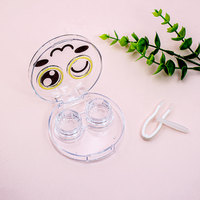 Étui à lunettes à double usage, fait à la main, 2 en 1, boîte à double couche, étui à lunettes polyvalent pour hommes et femmes, boîtes à lentilles de contact