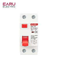Disjoncteur différentiel électromagnétique de type A RCCB RCD 2P 10/30/100/300mA, interrupteur de sécurité EAL-18-A