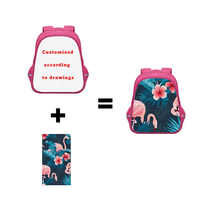 New Large Capacity School Backpack For Children Bags Pupils Waterproof School Bags For Girl Printing Logo