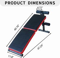 Banc de musculation réglable multi-positions en acier IUNNDS pour la maison, la musculation, l'entraînement de force, chaise de sit-up pliable