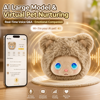 Jouet en peluche intelligent IA 4G eSIM interactif vocal, adorable poupée moelleuse, robot compagnon multilingue alimenté par DeepSeek pour enfants et adultes