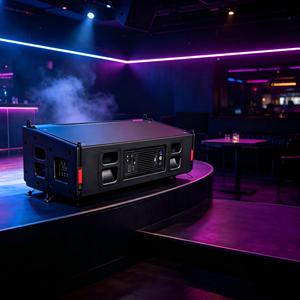Système audio professionnel JL50A avec deux enceintes de ligne de 12 pouces, 1000W RMS, 135dB, enceinte en bois, pour scène et concert, sortie audio haute puissance JL50A - Product Image 6