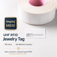 Etiqueta RFID UHF Impinj M830 para Joyería, Mini, Compatible con EPC Gen2 ISO 18000-6C, Resistente al Agua, para Inventario Diario de Oro y Barras de Oro
