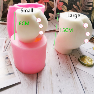 Molde de silicona 3D de tamaño jumbo para glúteos femeninos, torso, cuerpo, trasero, busto, caderas, molde de resina para hacer velas - Product Image 5