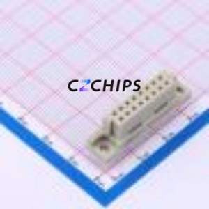 9001-36161C00A DIN41612 Connector Through hole Component (THT),P=2.54mm Connector 16P 2 2.54mm Through Hole - Product Image 1