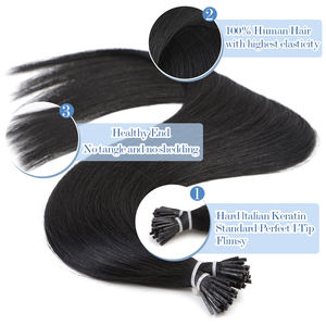 Extensiones de Cabello Ruso Remy de Doble Trama Premium con Queratina I-Tip para Venta al por Mayor en Salones y Fábricas - Extensiones de Cabello I-Tip K.SWIGS - Product Image 3