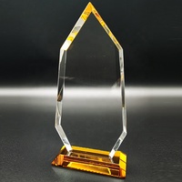 Souvenir de cristal personnalisé Coupe de cristal de golf Champion de compétition créative Trophée de cristal