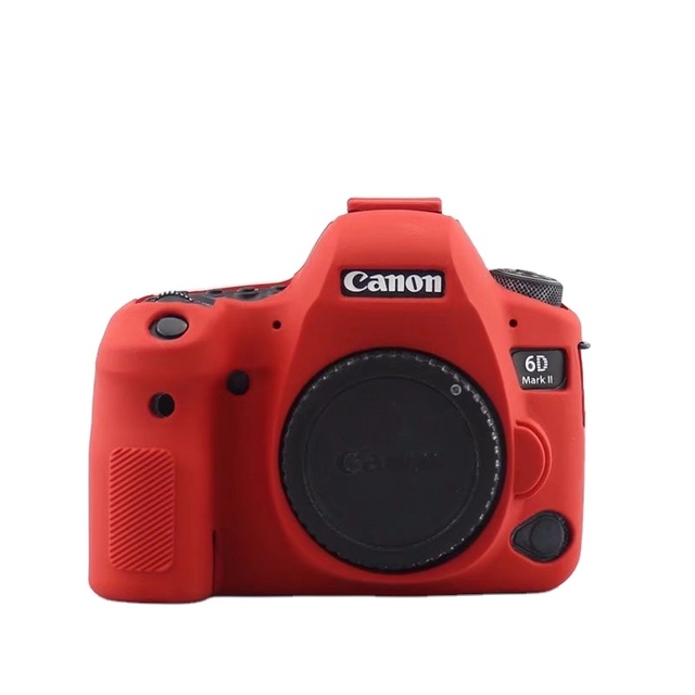Soft Silicone Rubber Case for Cannon EOS 6DII 6D Mark II 6D2 Camera Protective Body Bag Cover