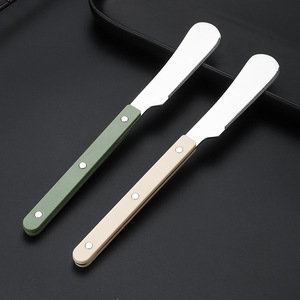430 Stainless Steel Cutlery <b>Set</b> with Riveted Handle Creamy French Style Steak Knife Fork Spoon Dessert Tools Hand Wash Only - Product Image 4