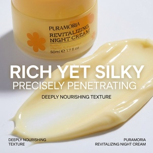Crème pour le visage au rétinol PURAMORIA 50ML, hydratante, collagène, <span class=keywords><strong>avec</strong></span> vitamine E, panthénol, crème éclaircissante, crème de nuit - Product Image 2